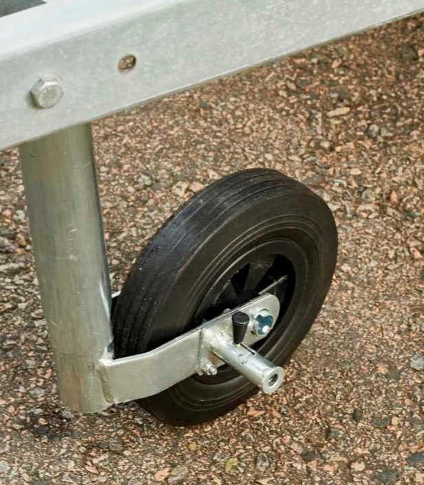 Stödhjul med broms 48mm