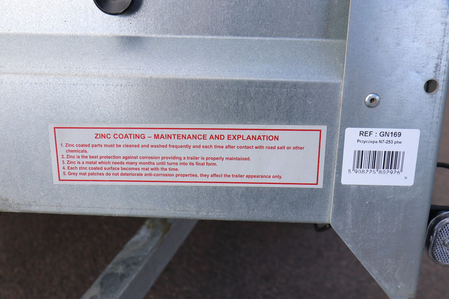 Neptun Praktik 750kg GN169 80km/h Tipp Obromsad Med Galler